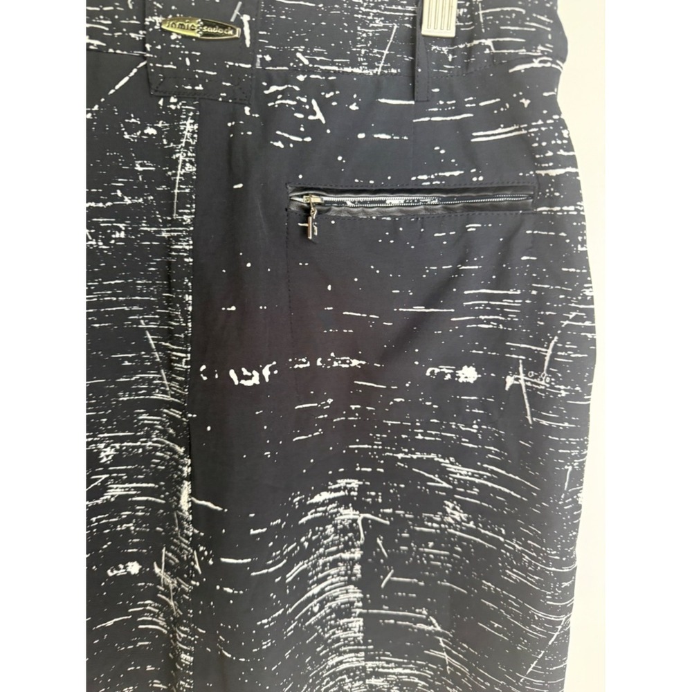 Jamie Sadock Black & White Performance Tennis/Golf Skort | Zip Pocket | Size 2 - Picture 6 of 6